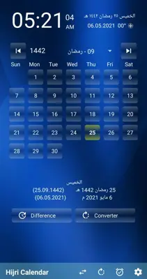 Hijri Calendar android App screenshot 3